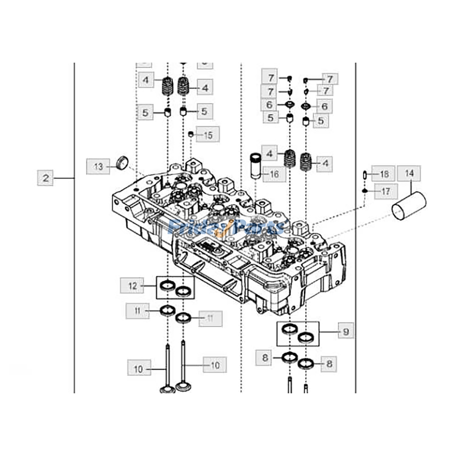 Cylinder Head Assembly for Engine,Excavator,Loader