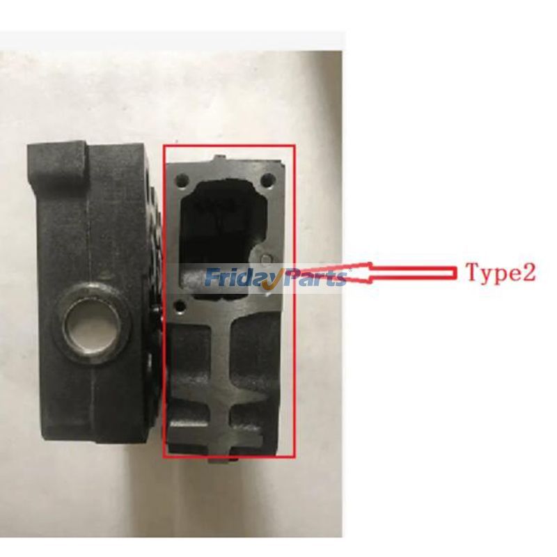 Culata completa con válvulas para motor D1102 D1102-A D1102-B para tractor Kubota L1802 L1802DT L235 L235DT L2050 L2050F L2050DT L2350DT L2350F de FridayParts
