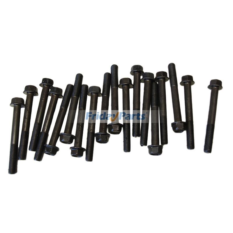 18Pcs Cylinder Head Bolt 16241-03450 16216-03450 16241-03453 16216-03452 for Kubota Engine V1205 V1305 V1405 V1502 V1505