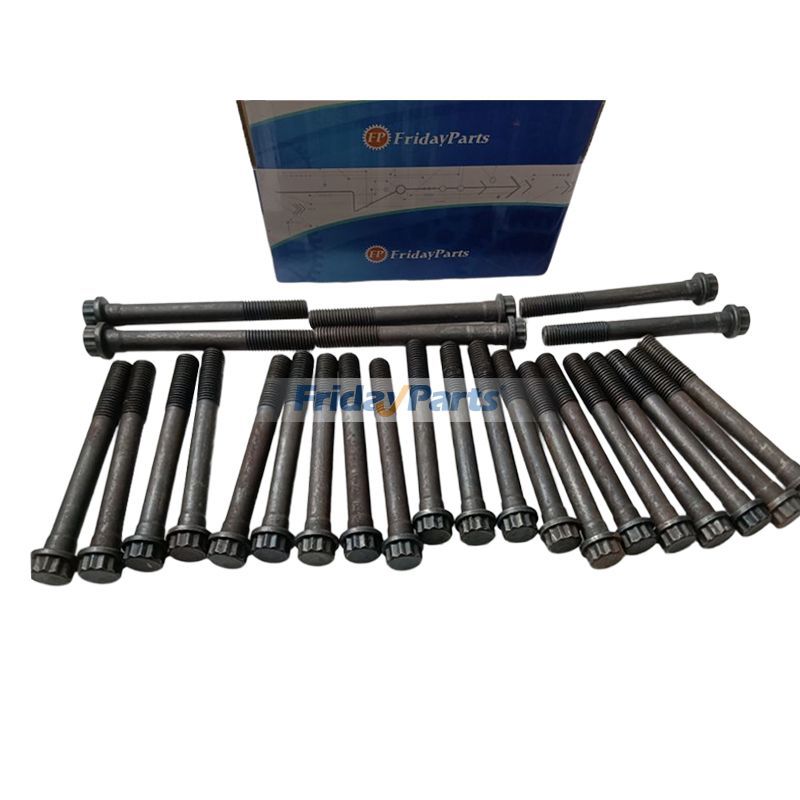 1 Set Cylinder Head Bolt for Isuzu Engine 6WG1 6WF1