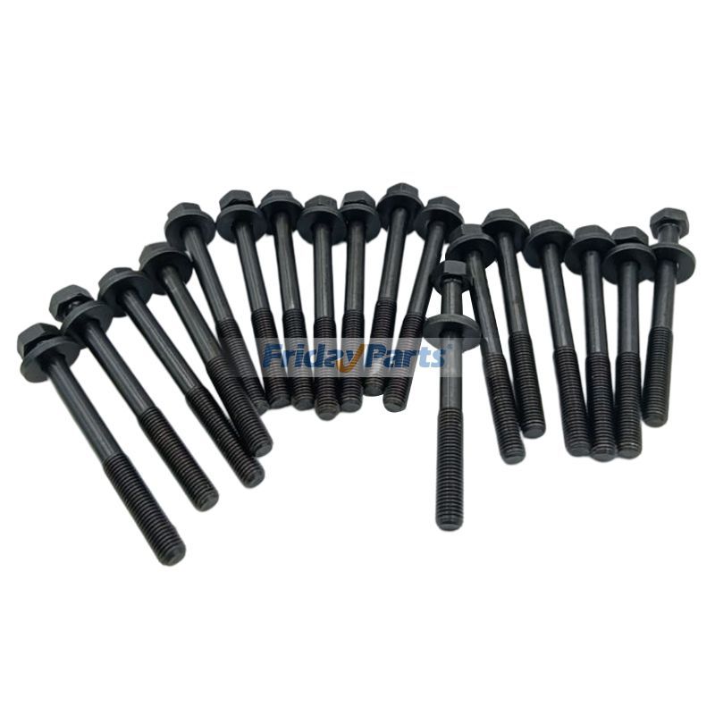 1 jeu de boulons de culasse pour moteur Isuzu 4JJ1pourPour HITACHI,Pour JOHN DEERE,Pour AUTRE MARQUE