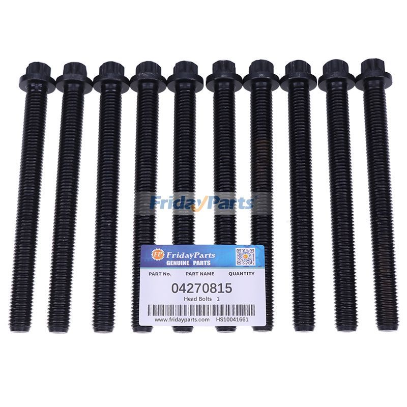 1 Set Cylinder Head Bolts 04270815 for Deutz Engine 1011 2011 BF4M1011 BF4M2011