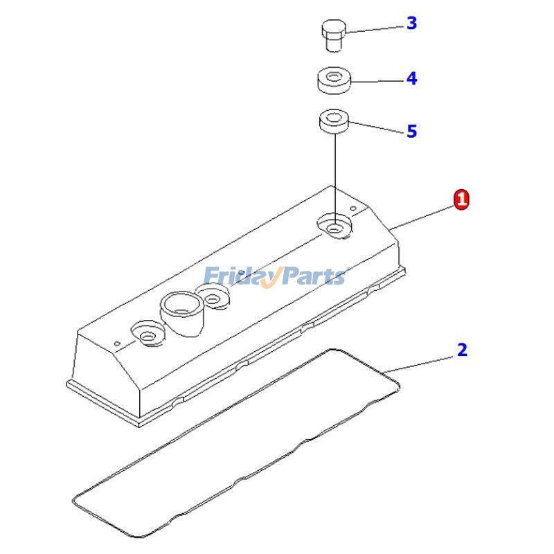 Cylinder Head Cover C6204118130 for Cummins Engine C8.3