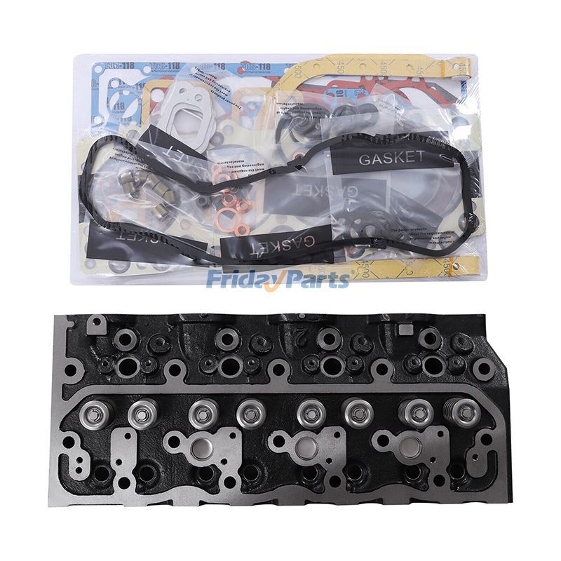 Culata completa 4BD1 4BD1T con kit de juntas completo para motor Isuzu, excavadora Hitachi EX100, EX100-2, EX100-3, EX120, EX120-2, EX120-3, EX120-5, EX150, EX90