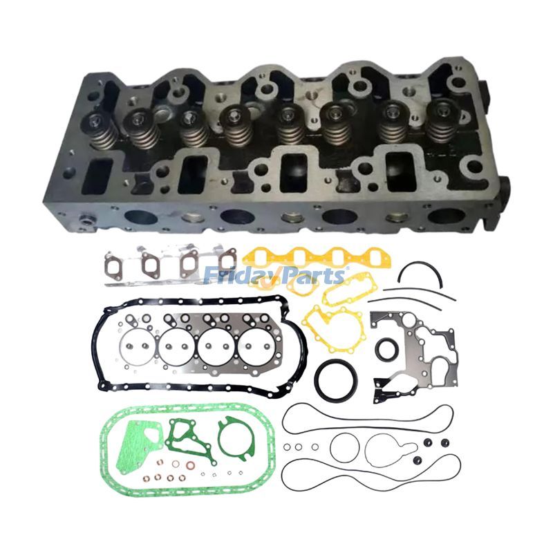 Complete Cylinder Head with Full Gasket Kit for Isuzu Engine
