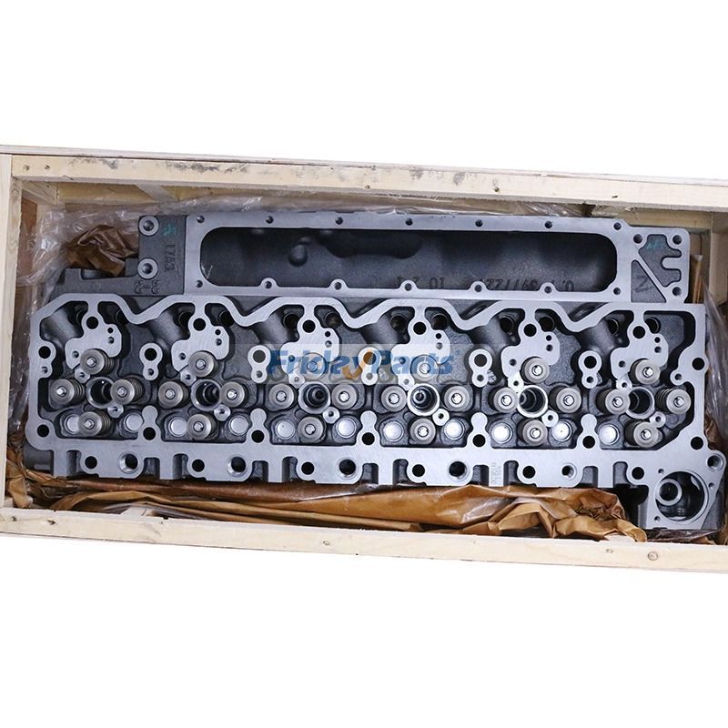 Culata completa con válvulas para motor 6D107 6D107-1 SAA6D107E-1 para Komatsu WA250-6 WA320-6 WA380-6 PC200-8 PC220LC-8 PC240LC-8 PC300-8 Para KOMATSU