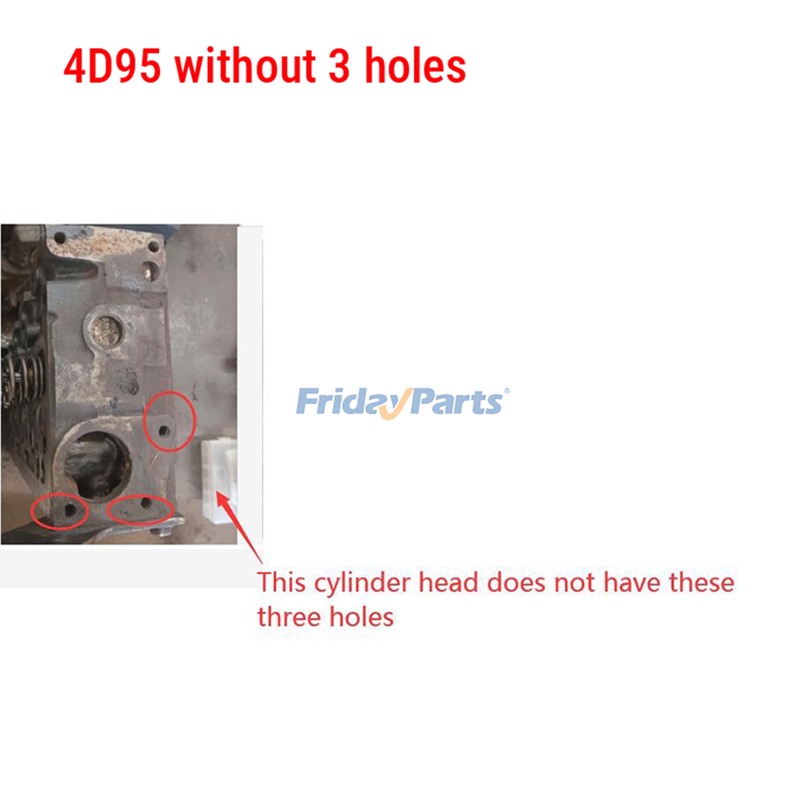 Cylinder Head for Komatsu Engine 4D95 4D95S 4D95L