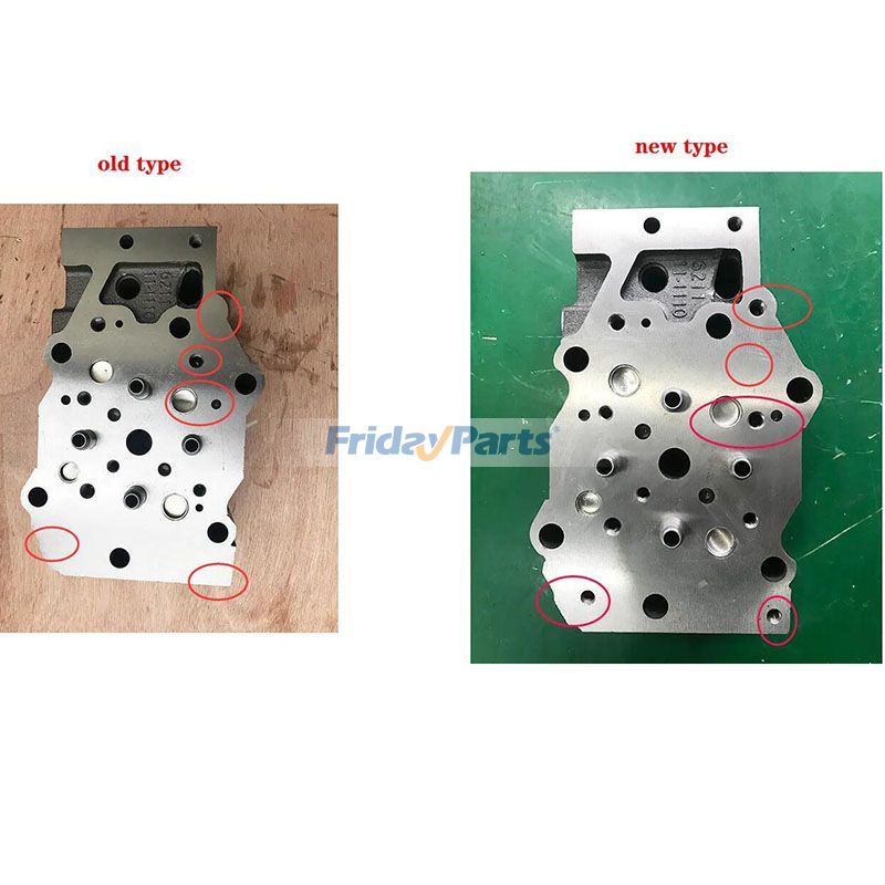 Culata completa con válvulas para motor 6D140 para cargadora de ruedas Komatsu WA500-1L Para KOMATSU
