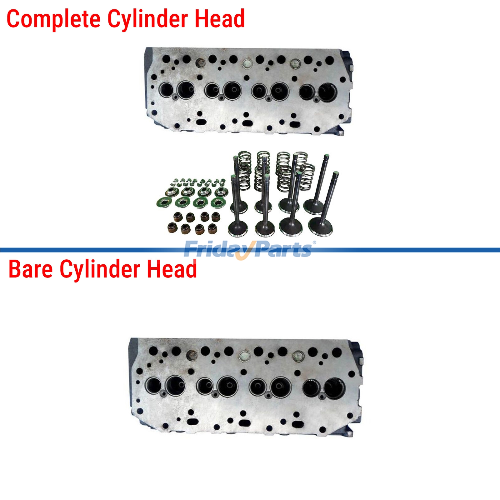 Complete Cylinder Head with Valves 6FD 7FD 8FD for Engine,Forklift