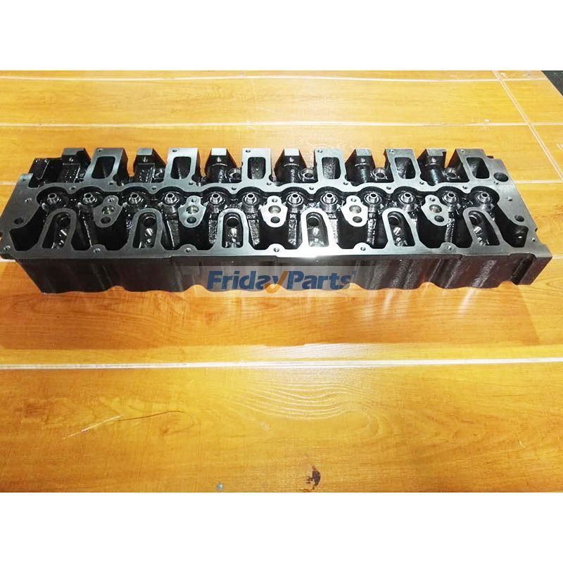 Culata completa con válvulas y resortes para motor Volvo D6D Excavadora EC210B de FridayParts