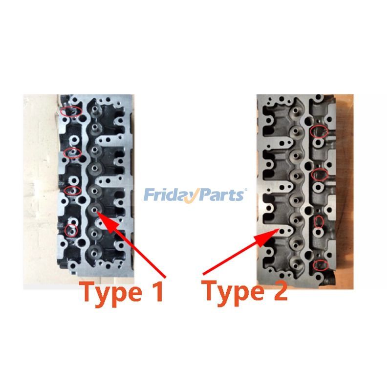 FridayParts Kompletter Zylinderkopf mit Ventilen