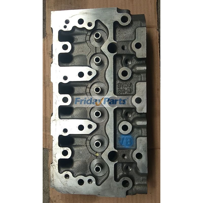 3TNV88 Kompletter Zylinderkopf mit vollständigem Dichtungssatz für Yanmar-Motor, John Deere-Bagger 27D 35D, Traktor 3045R 3120 3203 3320 3520 3720, Mäher 3225C 3235C 3245Cfür Für HITACHI,Für JOHN DEERE