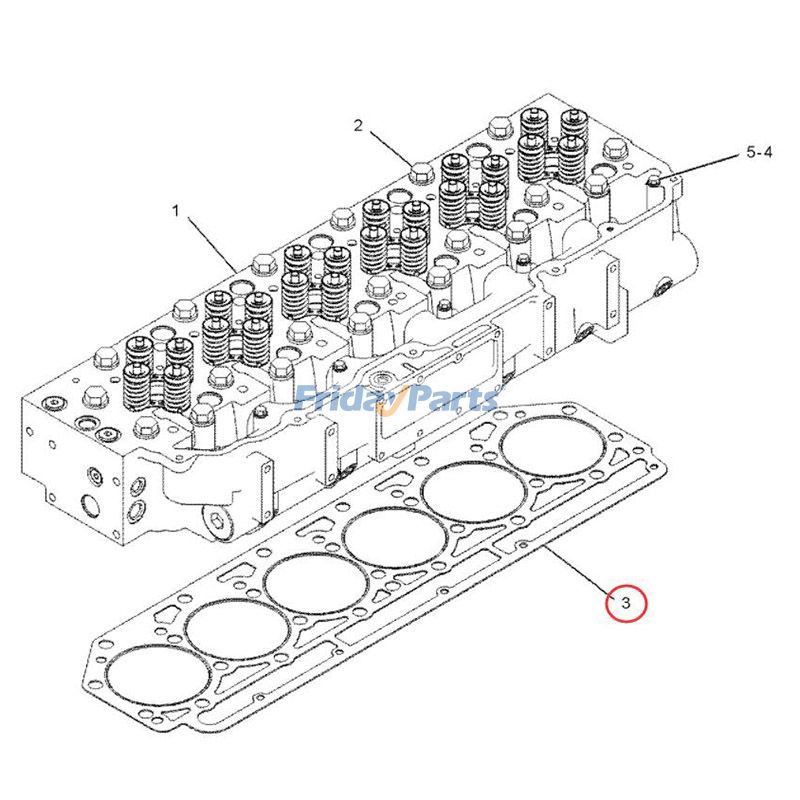 Junta de culata 1871315 para motor Caterpillar CAT C9 Excavadora 330C 336D 336D2 340D L Tractor 627G 637G Para CAT
