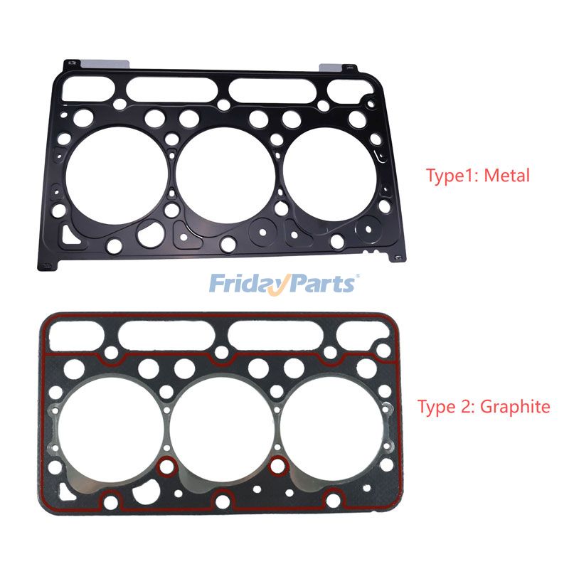 Junta de culata 1G750-03312 para motor Kubota D1703 Excavadora KX91 KX033 KX040 Para KUBOTA