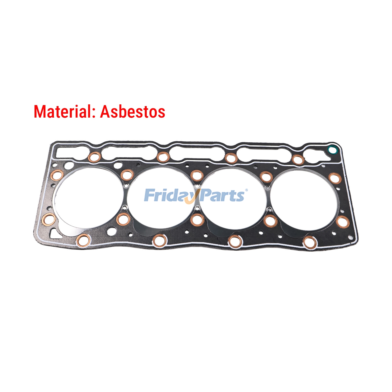 Junta de culata 29-70258-00 para motor Kubota V1505 Carrier CT4-91TV y unidad de refrigeración Vector 1550. de FridayParts