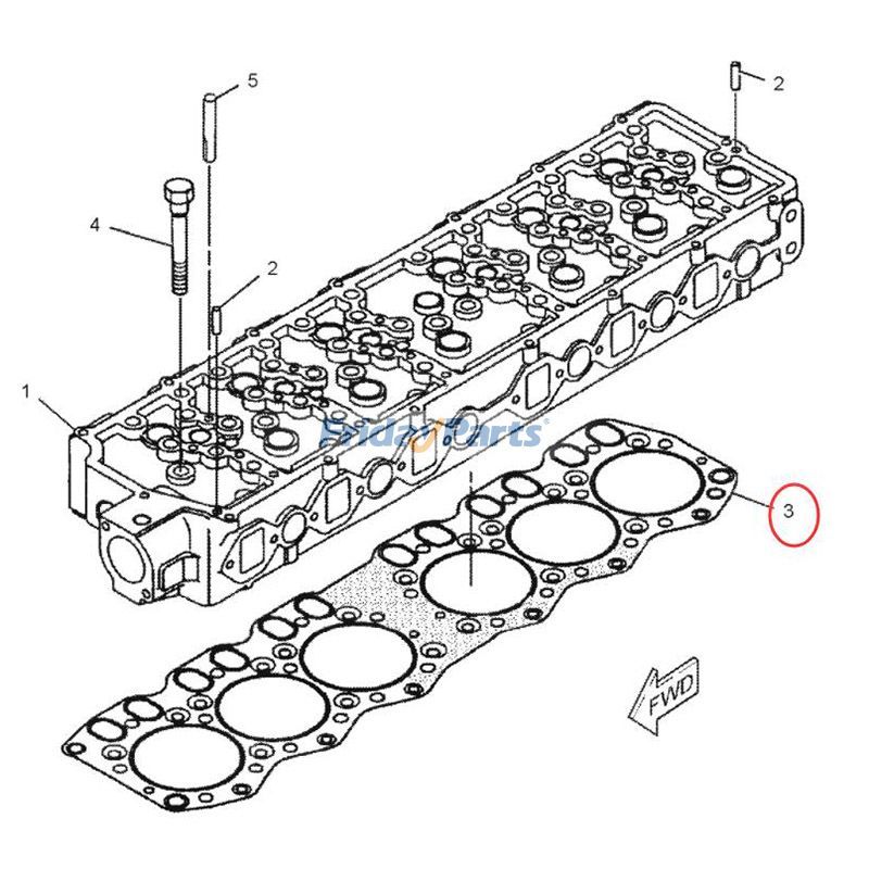 Junta de culata 294-1682 para motor Caterpillar CAT C6.4 Excavadora 320D 321D 323D Para CAT