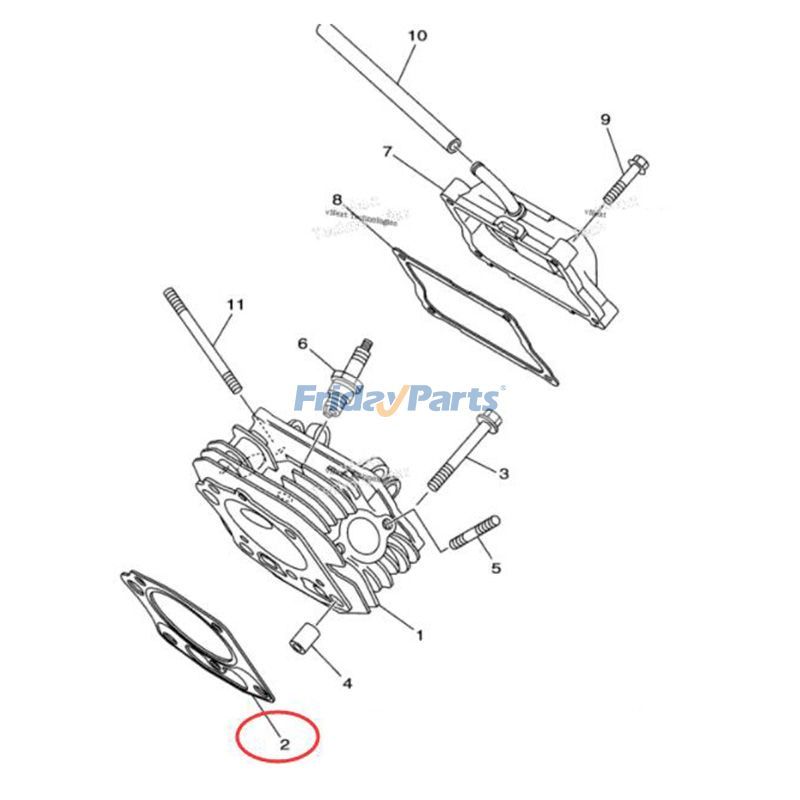Joint de culasse EF7200Epour Générateur