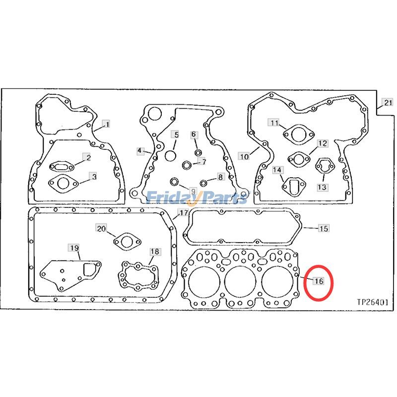 Cylinder Head Gasket 5130 3210 for Dozer,Engine,Forklift,Loader,Tractor,Truck,Others