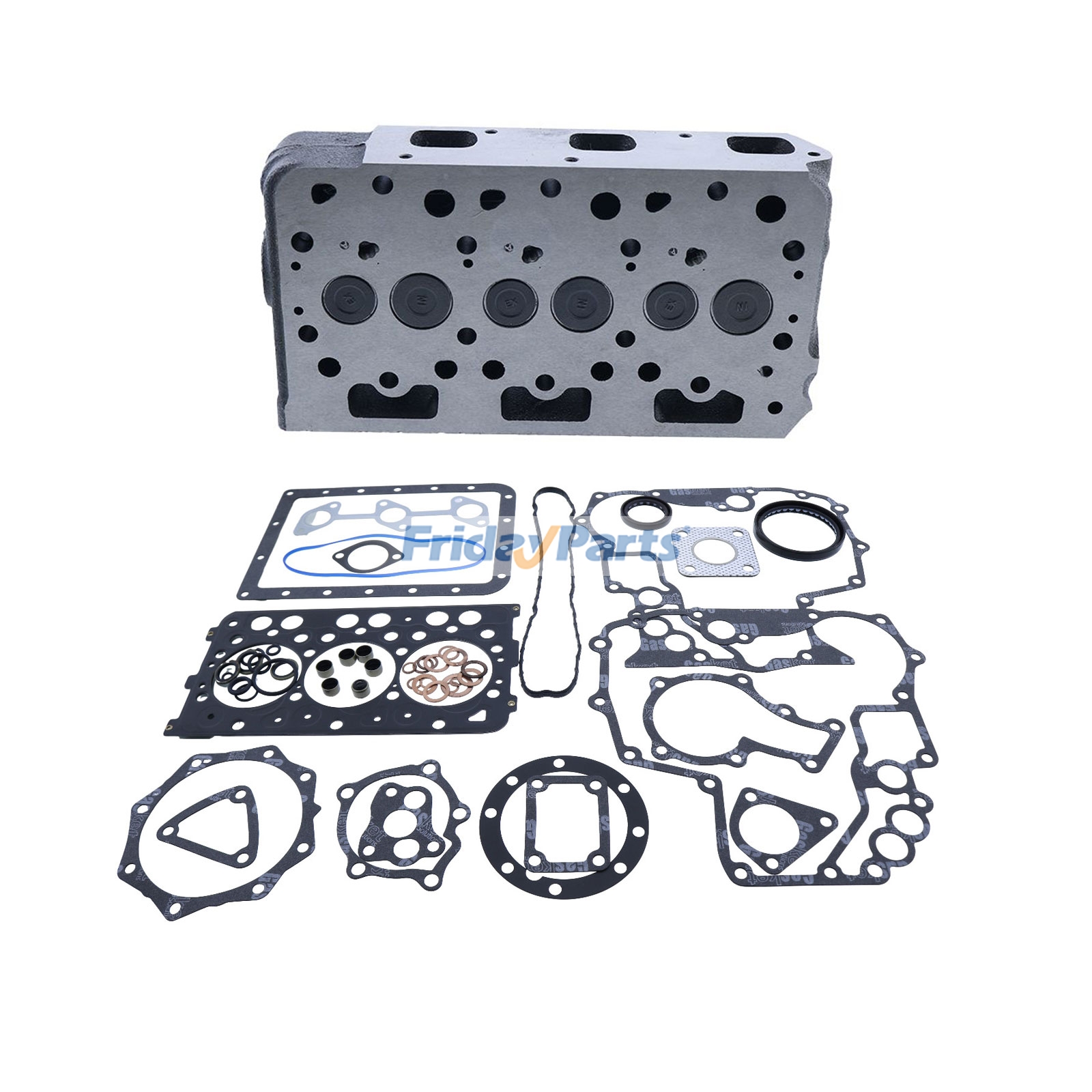 Kit de culasse complet avec joint de révision pour moteur Kubota D782 D782-E4 tondeuse ZD18 ZD21 ZD221 ZD321 ZD1011 ZD1011-3