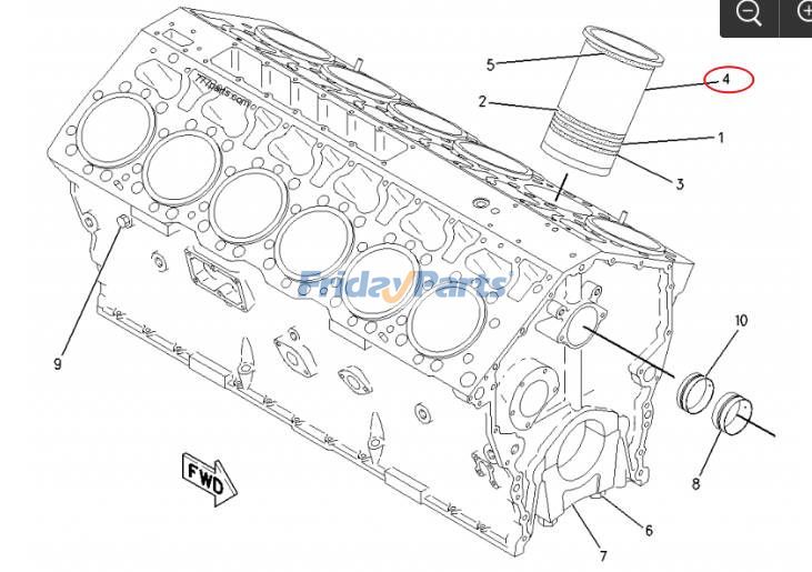 Cylinder Liner for Compactor,Engine,Excavator,Generator,Off-Road Truck,Tractor