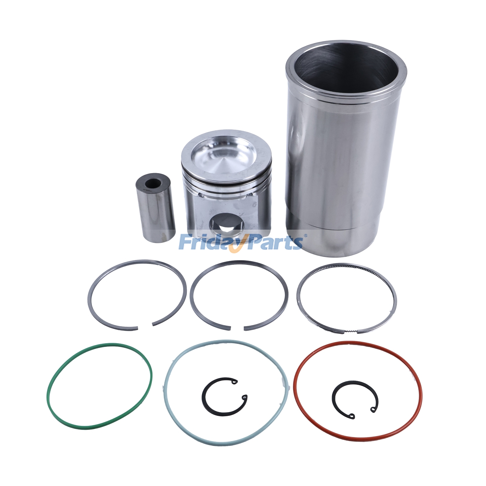 Zylinderlaufbuchsenbaugruppe RE516227 RE530616 für John Deere Motor 6068 4045 Harvester 1070D 970D Traktor 6320 6420 6520 6620 7520