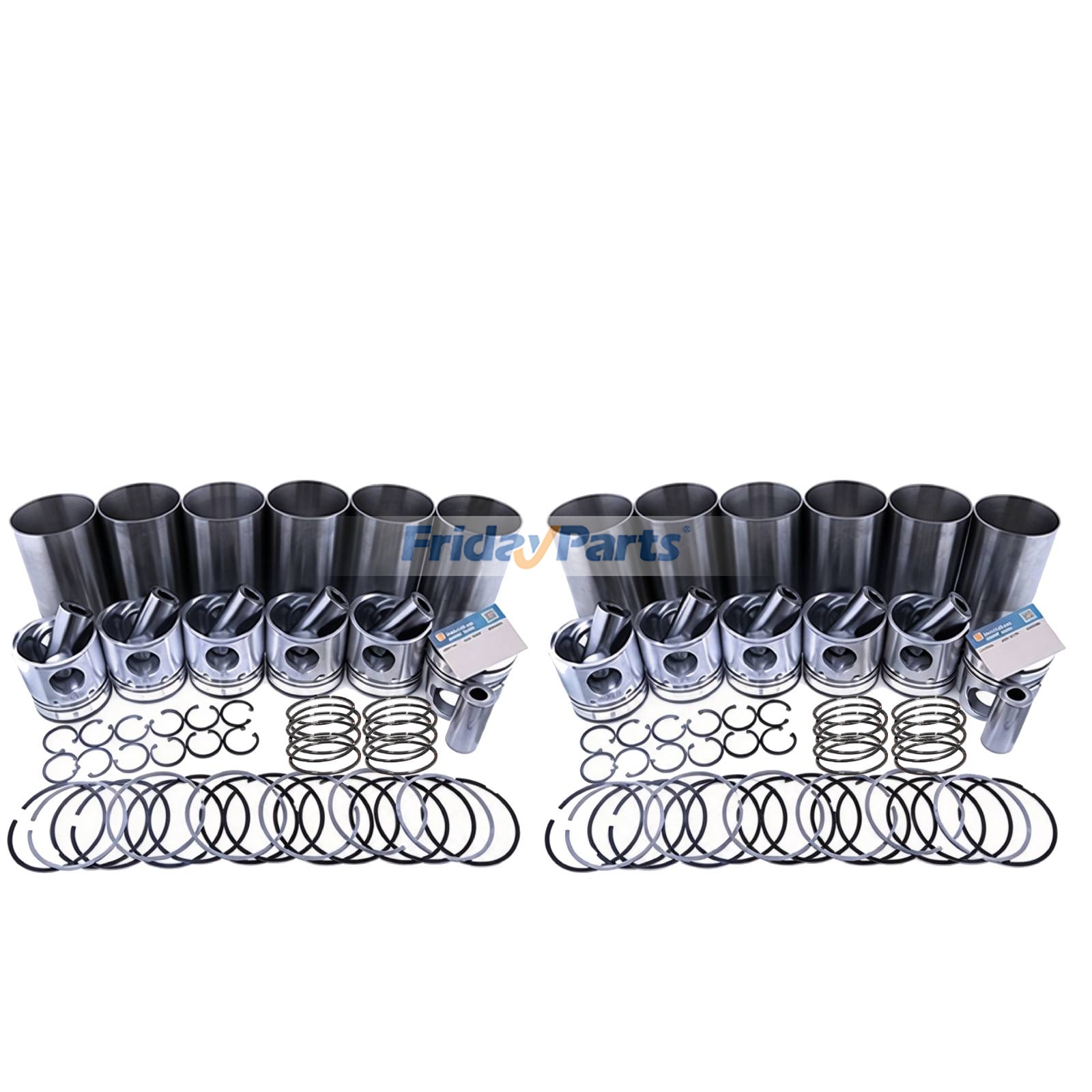 Cylinder Liner Kit 172-3280 for Caterpillar CAT Engine 3408 3408C 3408E 3412 3412E Truck 769D 771D 775D 773D