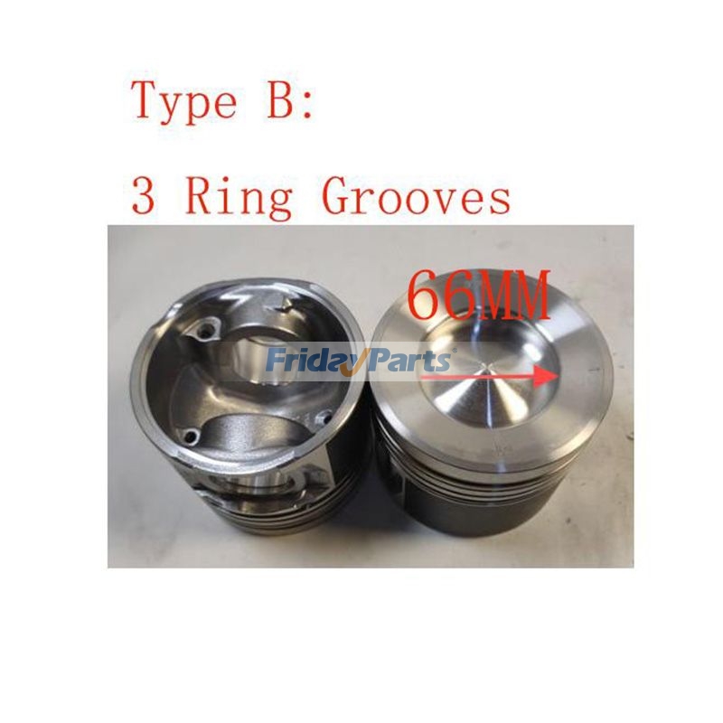 Kit de camisa de cilindro 47448480 para motor Isuzu 4HK1 Excavadora CASE CX210B CX210C CX235C CX240B CX250C CX290B CX300C CX330 CX350B CX350C de FridayParts