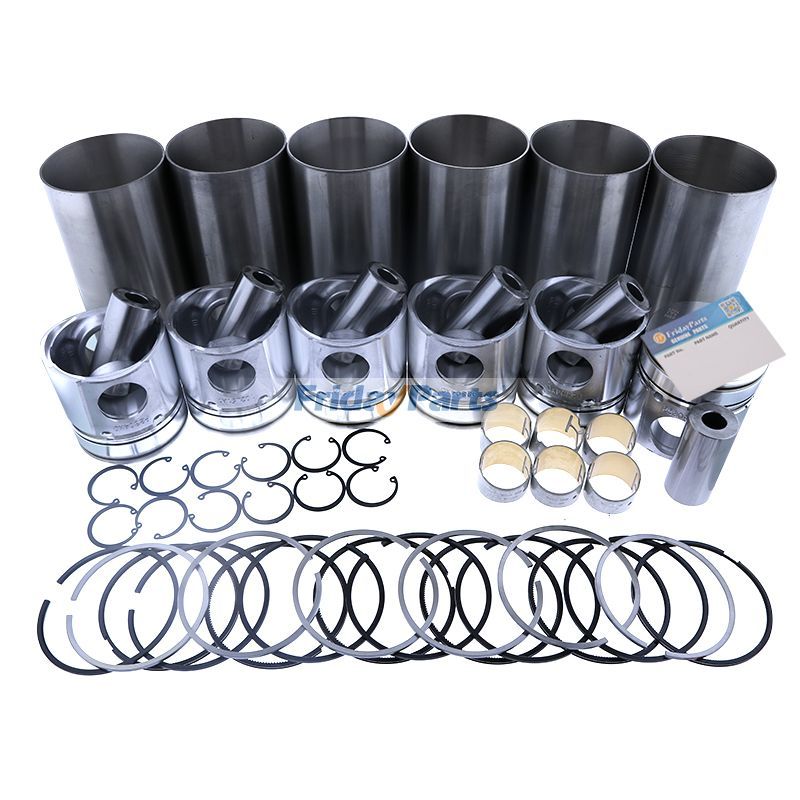 Kit de revestimiento de cilindro para motor Kubota S2800 Excavadora KH-191 Tractor M4950DT Generador GV-3240 GV-3200 GV-1160