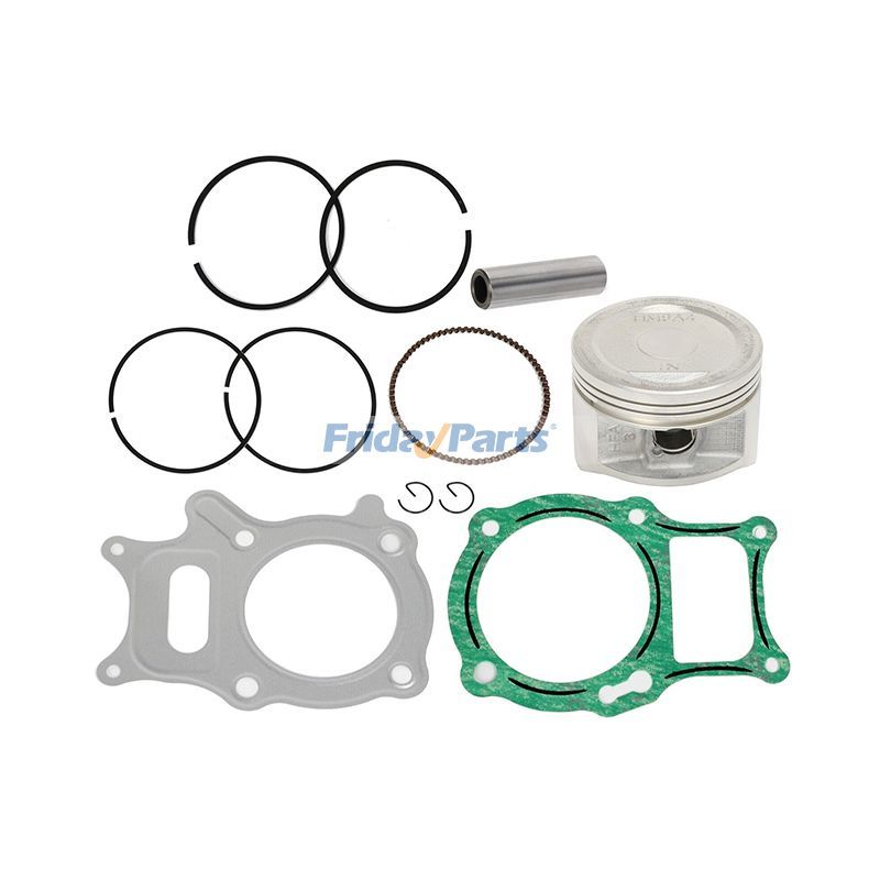 FridayParts Zylinderkolben-Dichtungssatz ATV Recon 250 TRX250TM TRX250TE