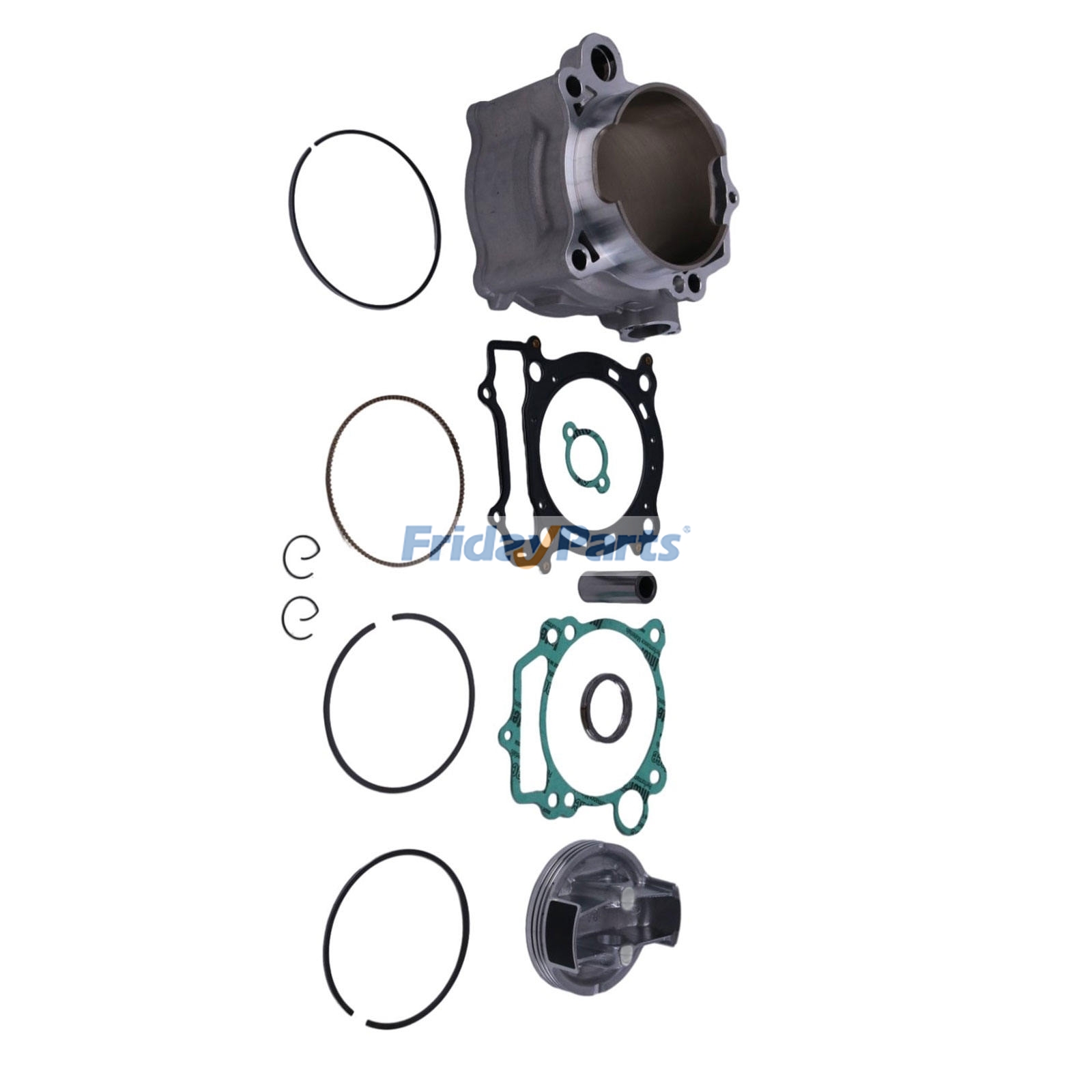 Kit de juntas de pistón de cilindro 5TG-11633 para Yamaha ATV YFZ450 2004-2009 2012-2013