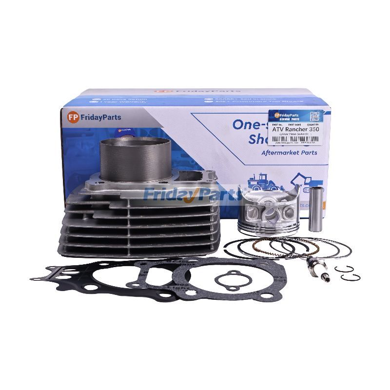 FridayParts Zylinderkolbendichtungskit ATV Rancher 350 TRX350 2000-2006