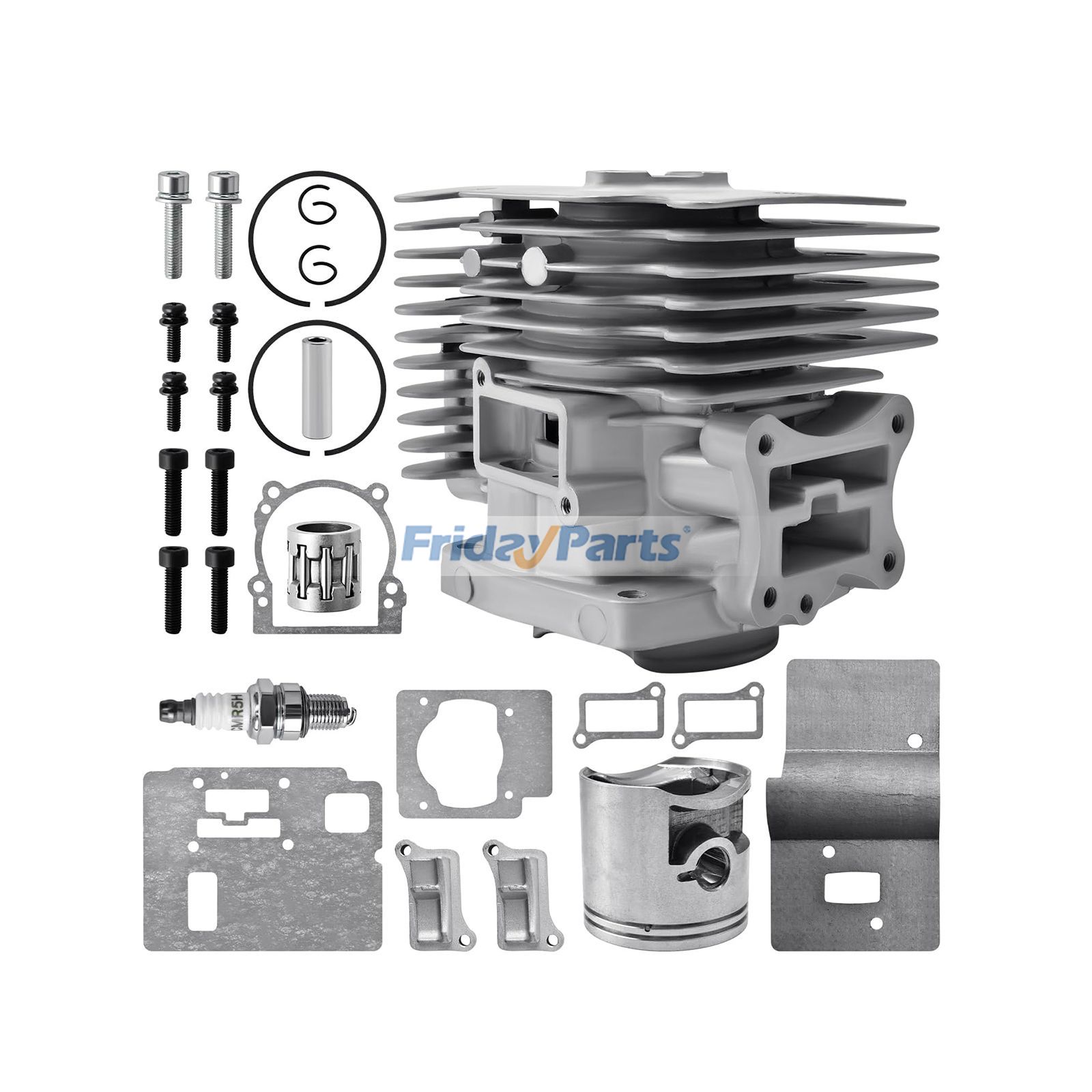 Kit cylindre-piston 587655101 pour souffleur à dos RedMax EBZ8550 EBZ8550RH Husqvarna 570 BFS 580 BTS