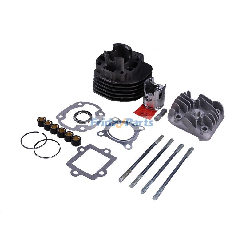 Kit de pistón de cilindro para motor Minarelli 1E40QMB 2 tiempos 50 cc Jog Zuma Vino Scooter Motocicleta de FridayParts