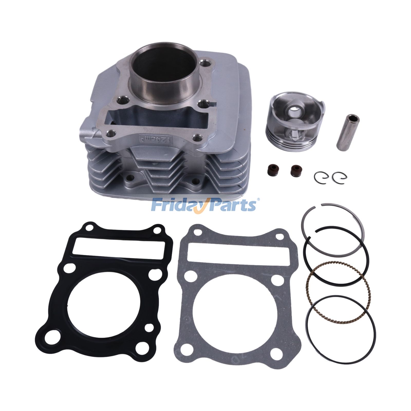 Cylinder Piston Kit for Suzuki DR125 EN125 GN125 GS125 GZ125 TU125 RV125 VanVan