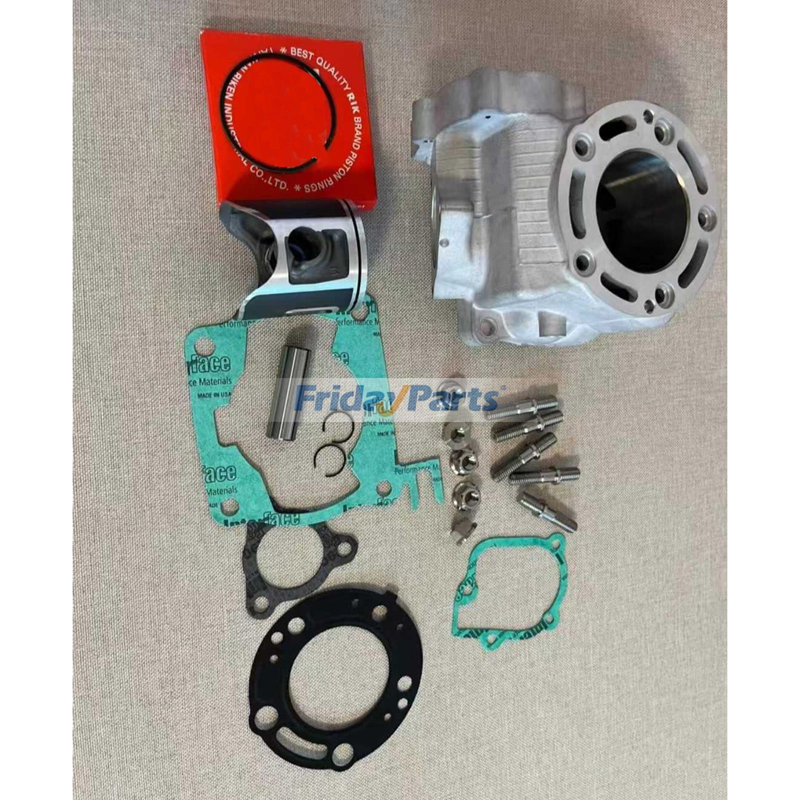 Cylinder Piston Kit With Gasket & Stud for Honda Motorcycle CR125R 2000-2001