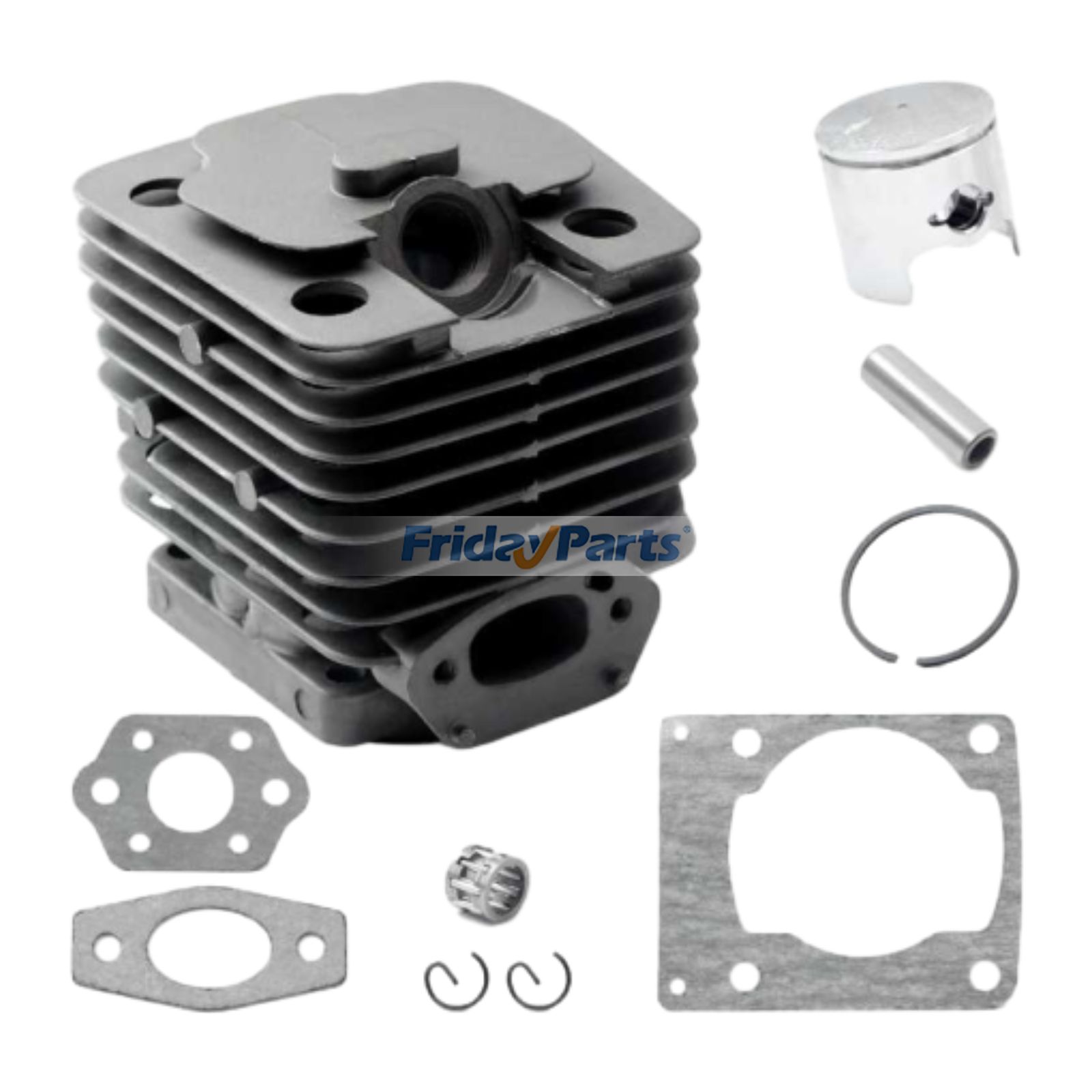 Kit de réparation de piston et de cylindre 309893007 pour tronçonneuse Ryobi RY3714, RY3716 et RY3818