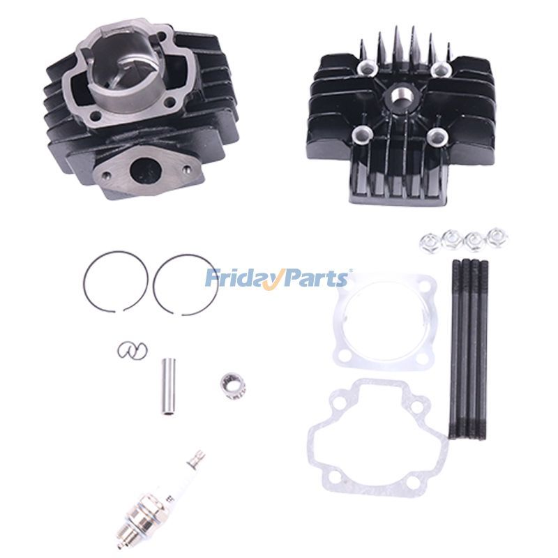 FridayParts Zylinder-Kolbenring-Kopfdichtungssatz für Yamaha Trail