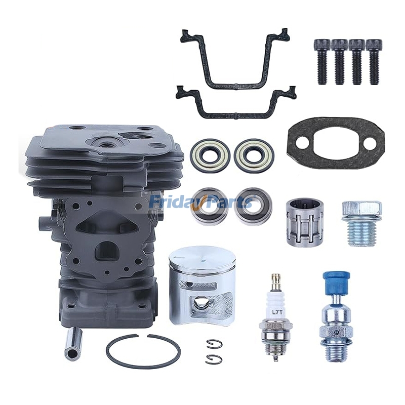 Kit de anillos de pistón cilíndrico 501451601 544870701 544972001 para motosierra Husqvarna 440 445 450 Jonsered CS2245