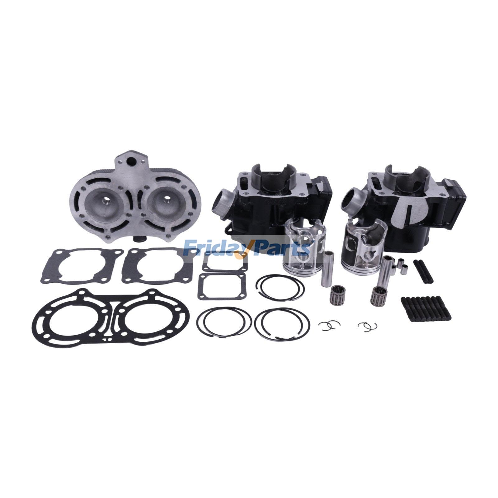  Cylinder Piston Top End Rebuild Kit ATV For Yamaha