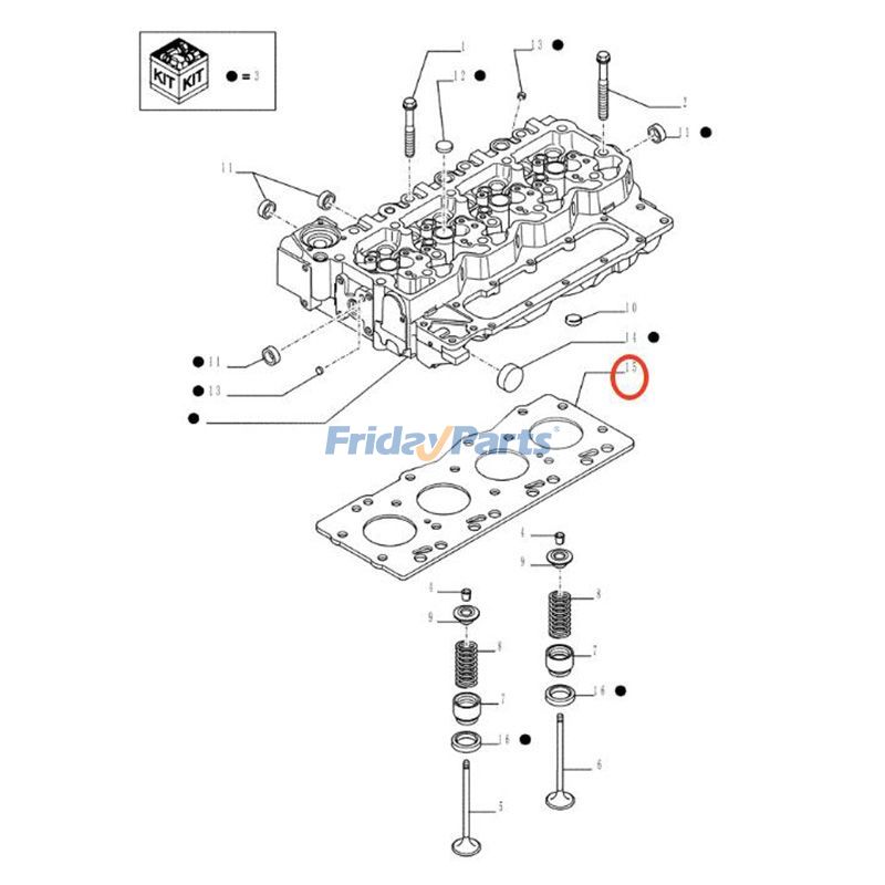 Cylinder Head Gasket for Engine,Excavator