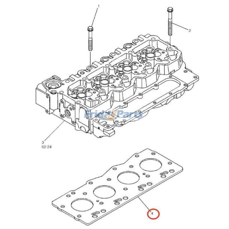 Cylinder Head Gasket for Dozer,Engine,Loader,Telehandler,Tractor