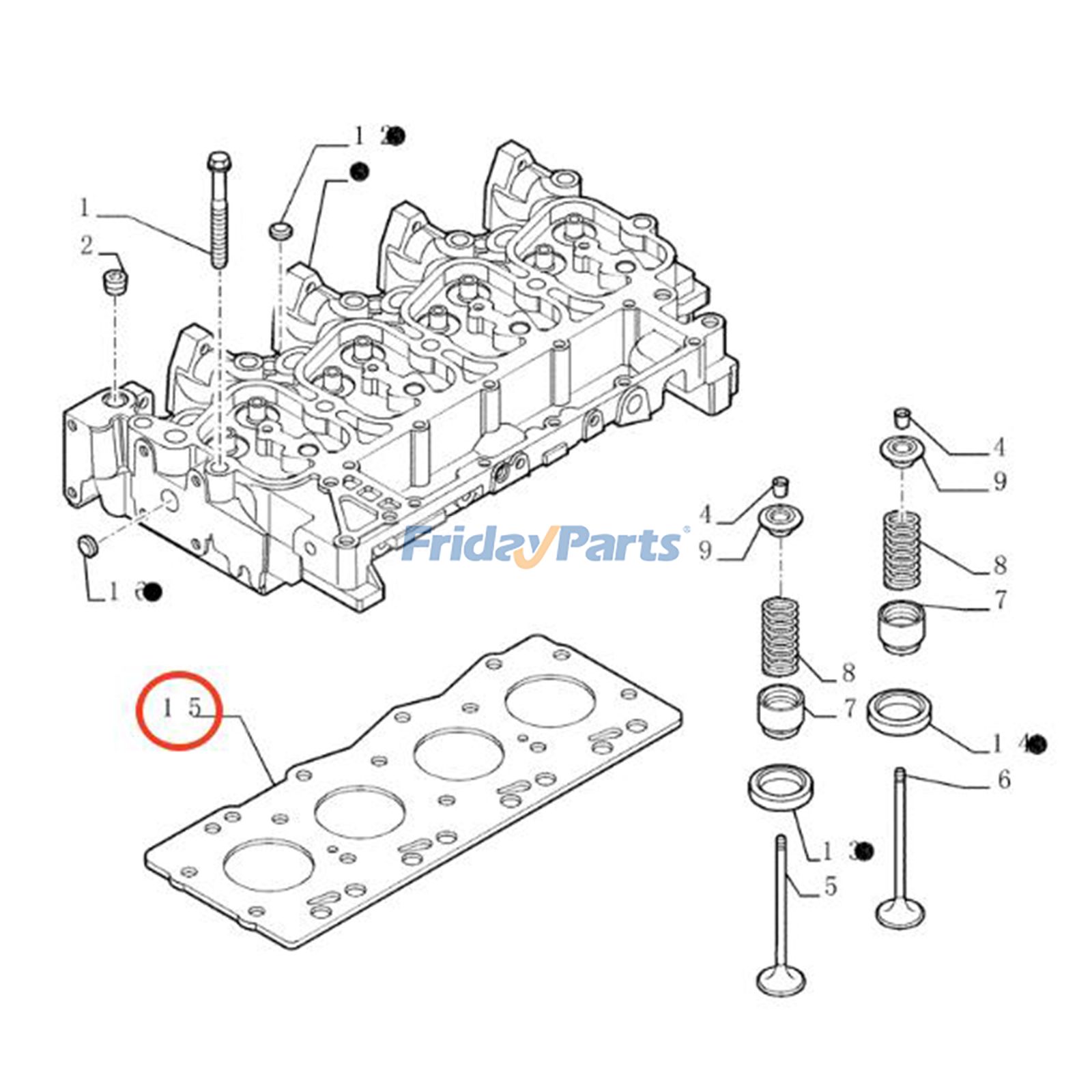 Cylinder Head Gasket for Engine,Excavator