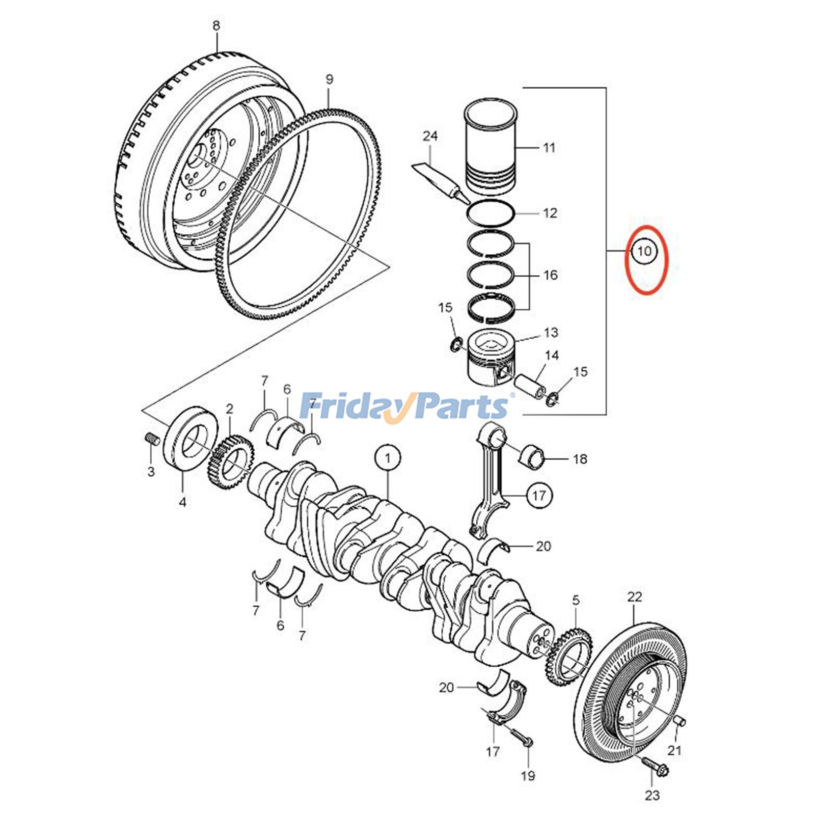 Cylinder Liner Kit for Engine
