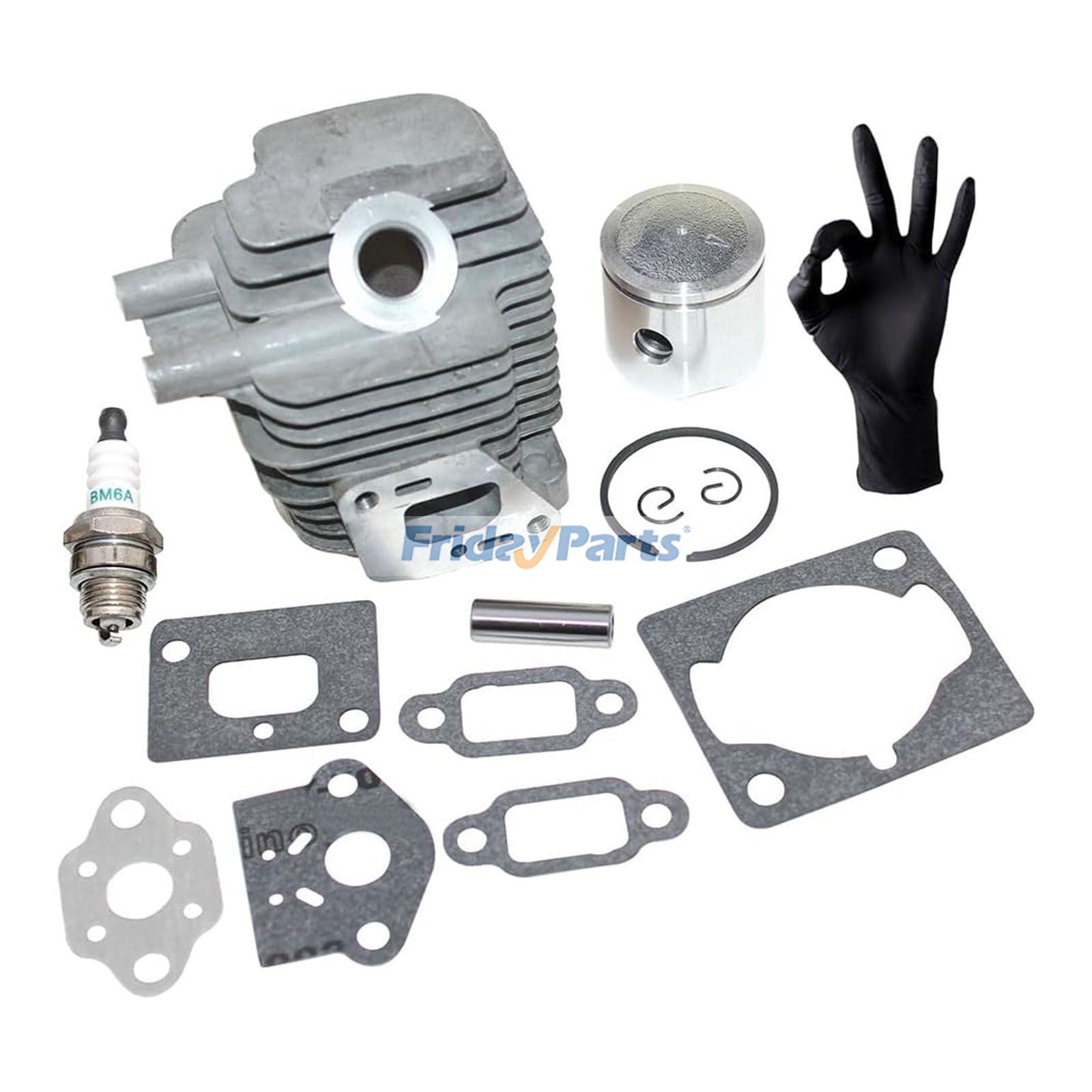 Cylinder Piston Kit A130000540 P100013550 for Echo ED-200 ES-210 GT-200 SHC-210 SHC-225 SHR-210 PPF-210 PPF-225