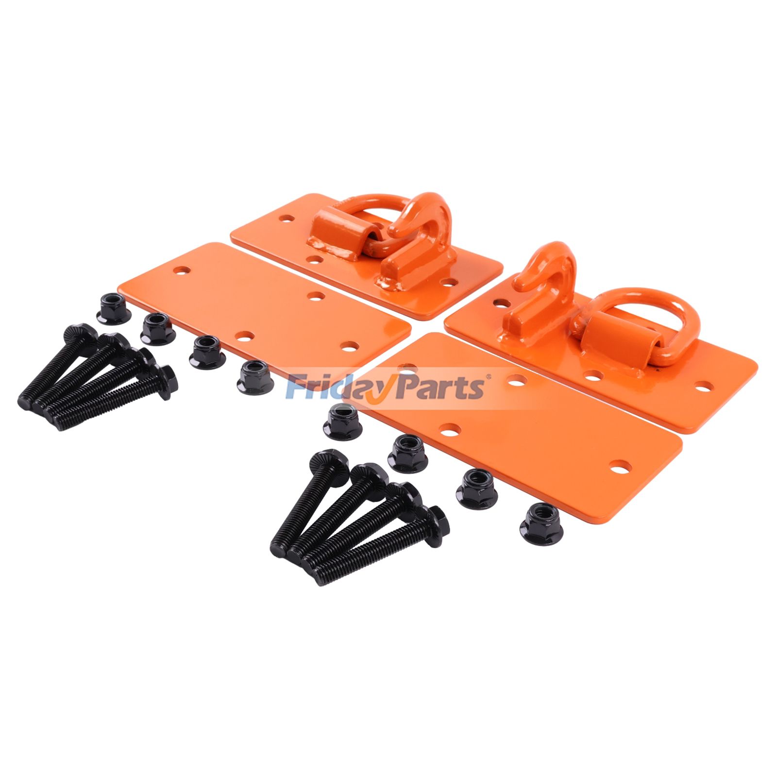 1 ensemble de crochets et boucles à anneau en D pour tracteur