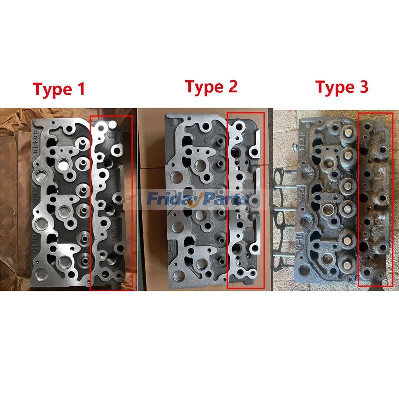 D1803 D1803-CR-E4B-TXN-1 D1803-T4F Culata completa con válvulas 4318339 para motor Kubota Cortadora de calles ligera Jacobsen LF550 LF570 de FridayParts