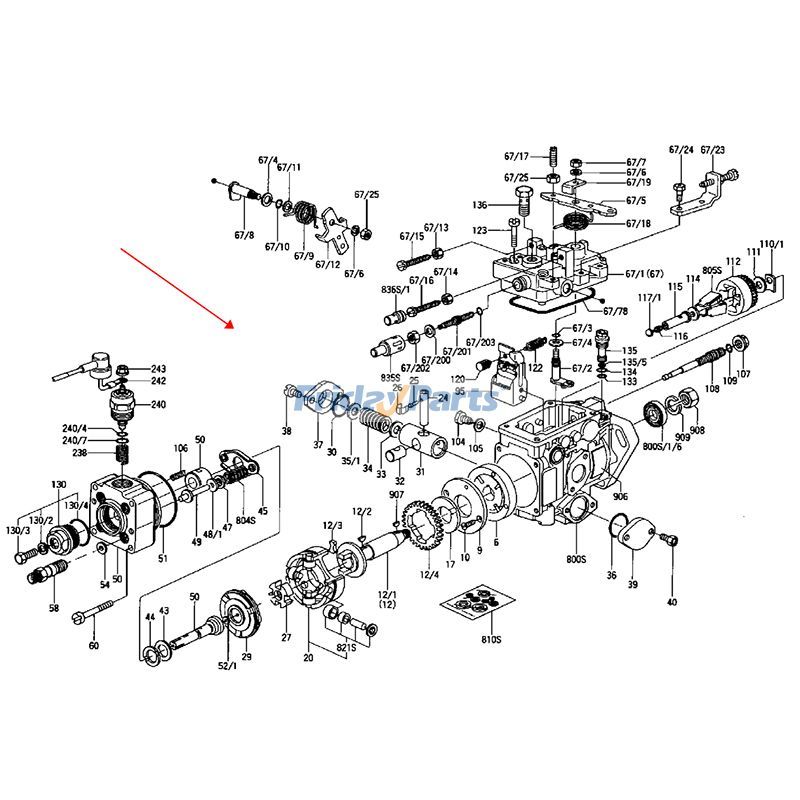 Pompe d'injection de carburantpour Moteur
