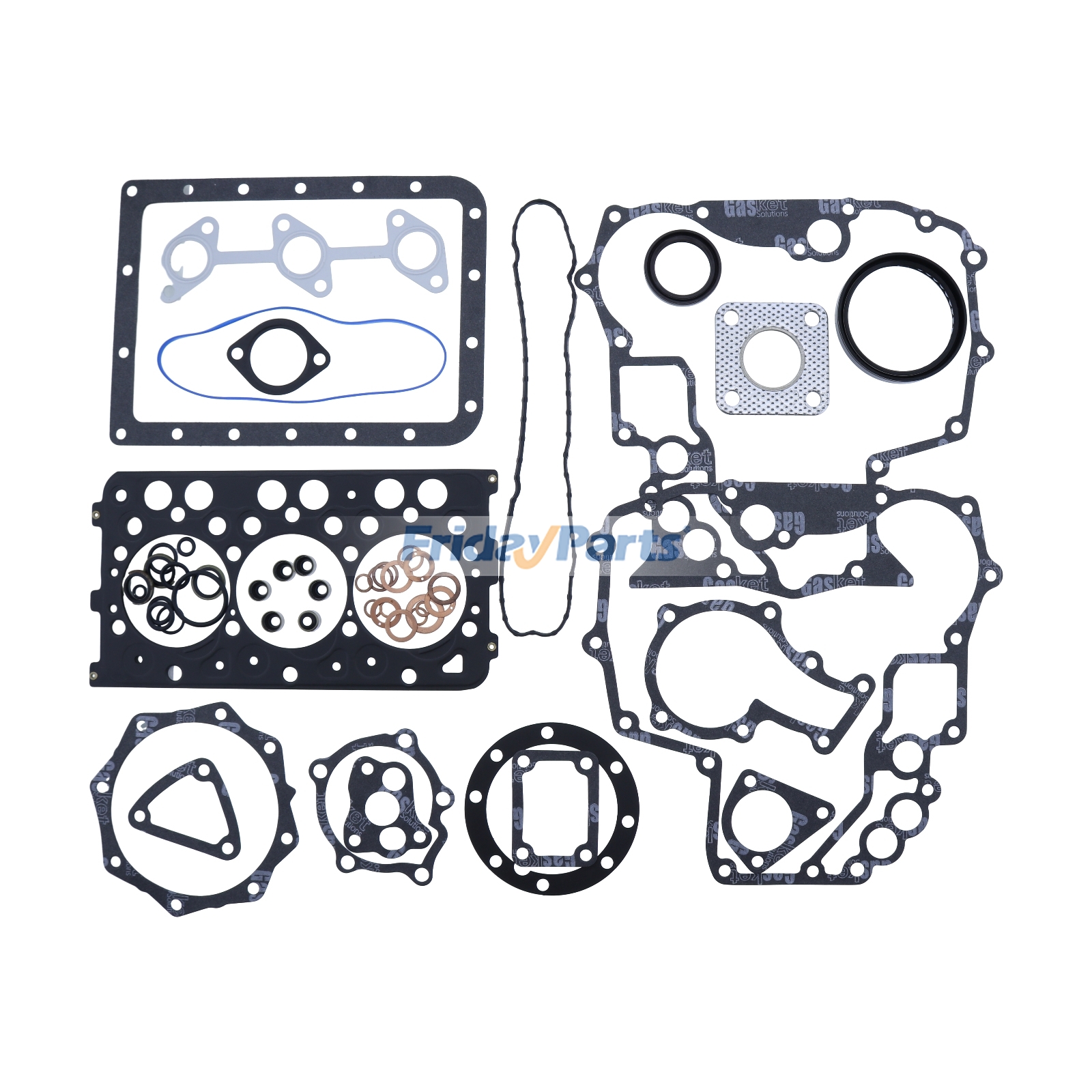 Overhaul Gasket Kit compatible with Engine,Excavator,Mower,Tractor