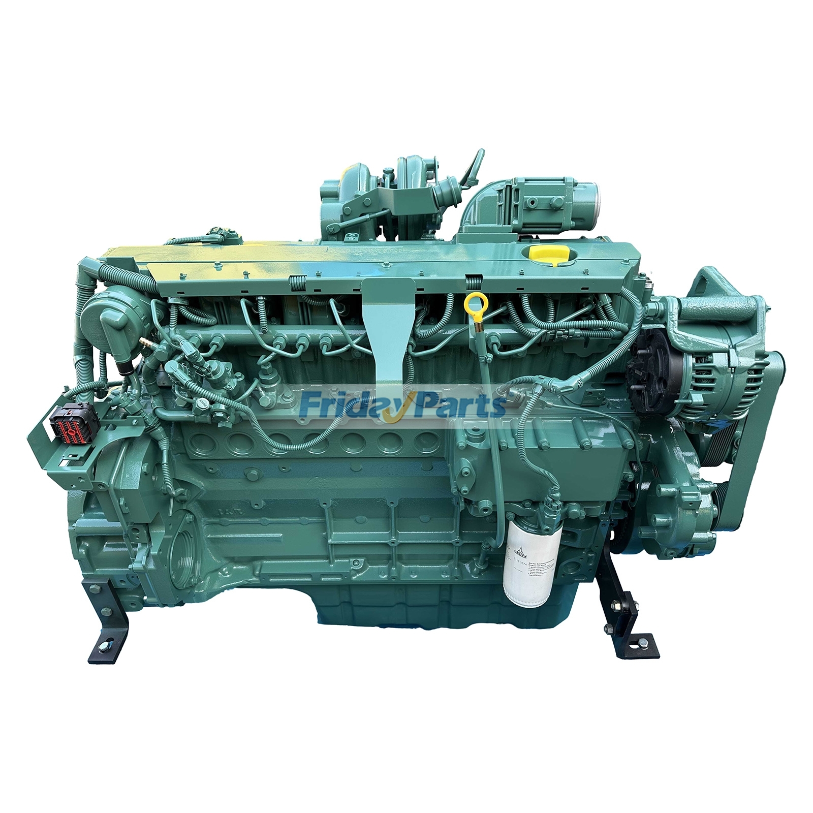 D7E 162kW 2100 RPM Engine Assembly for Volvo Loader L120F Premium Quality with 3-Year Warranty