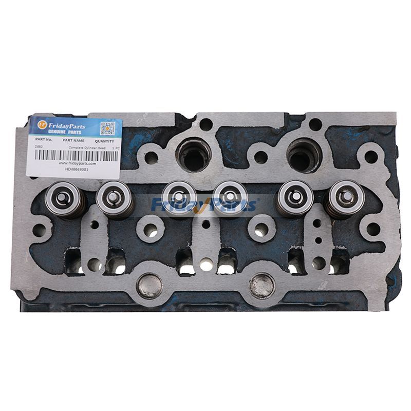D850 D850-B Motor Komplette Zylinderkopf Mit Ventilen für Kubota B1-14 B1-15 B6200-DJ B1550D B1550E B1550HST-D B1550HST-E B6200D B6200E B6200HSTD B6200HSTE